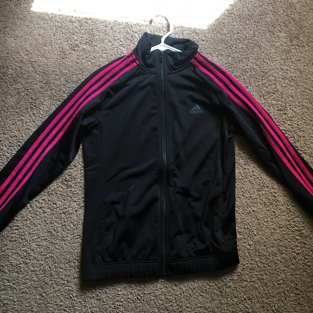 Adidas Black&Pink Tracksuit Sweater